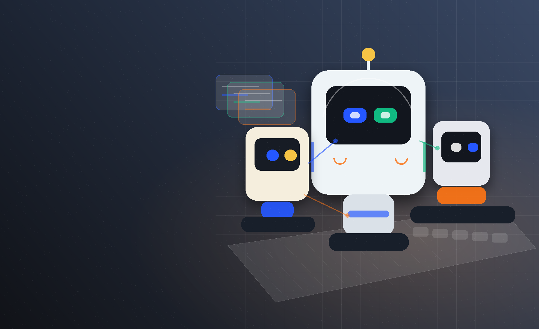 AI 陪伴机器人终端产品概念图